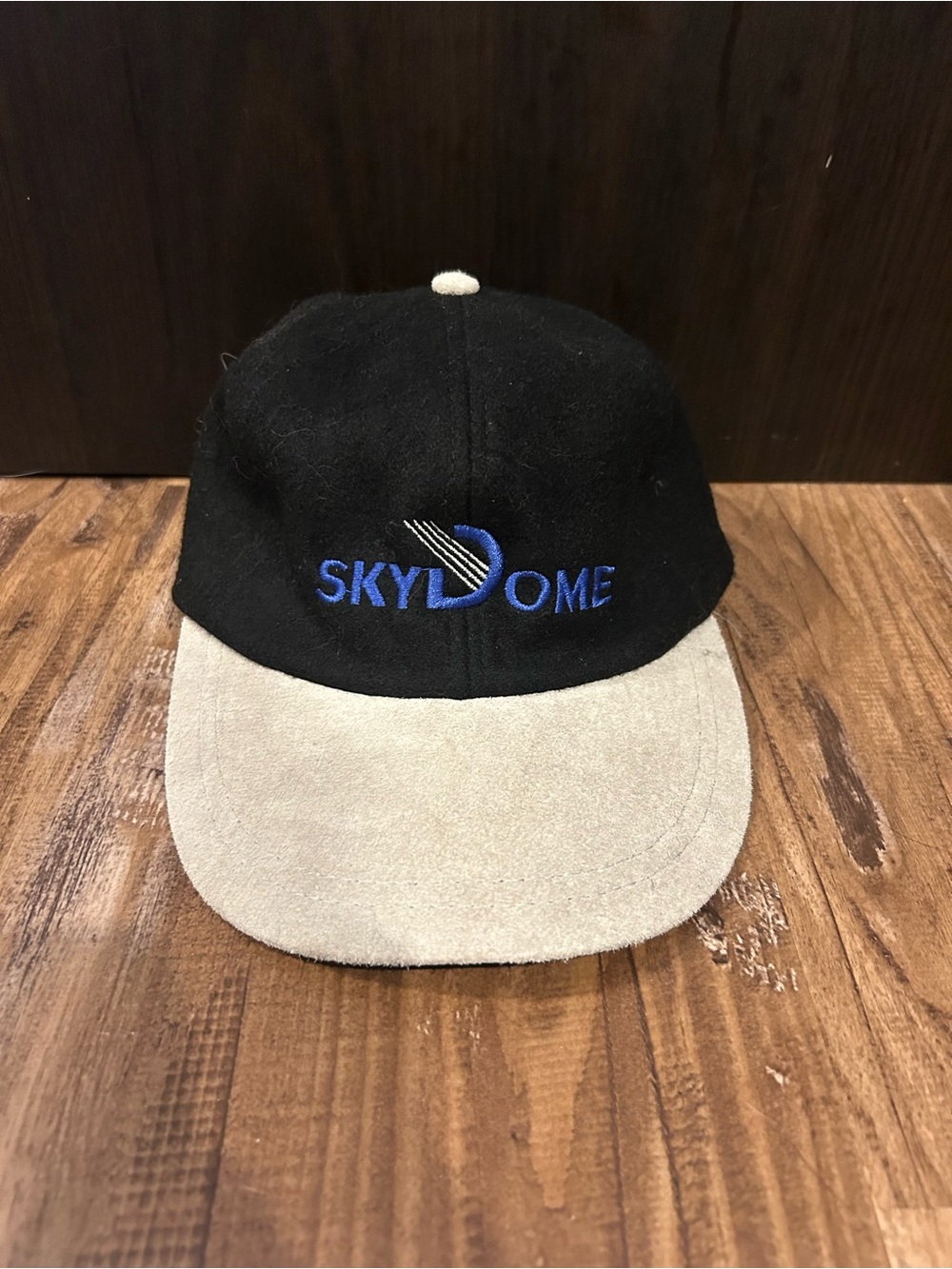 Vintage SkyDome Security Wool Strapback Hat Toronto Blue Jays